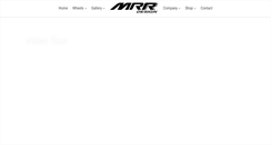 Desktop Screenshot of mrrwheels.com